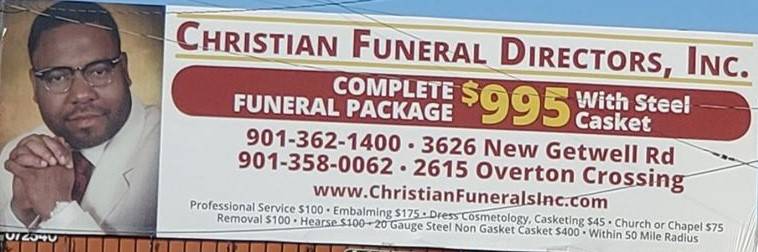 Christian Funeral Directors, Inc. | 2615 Overton Crossing St, Memphis, TN 38127, USA | Phone: (901) 358-0062