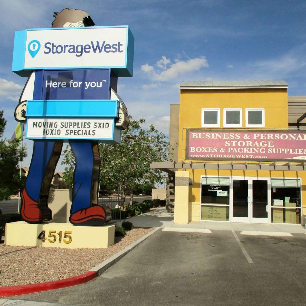 Storage West | 4515 W Ann Rd, North Las Vegas, NV 89031, USA | Phone: (702) 396-0090