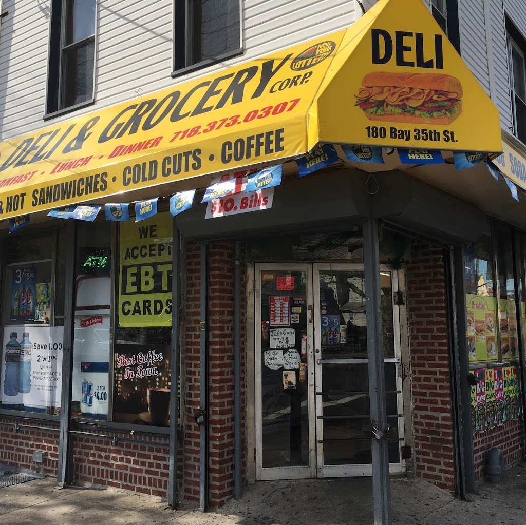 Deli and grocery corp. | 180 Bay 35th St, Brooklyn, NY 11214, USA | Phone: (718) 373-0307