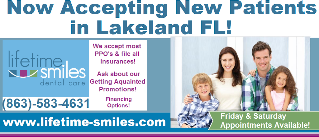 Lifetime Smiles Dental Care of Lakeland | 3615 Florida Ave S Suite #850, Lakeland, FL 33803, USA | Phone: (863) 583-4631