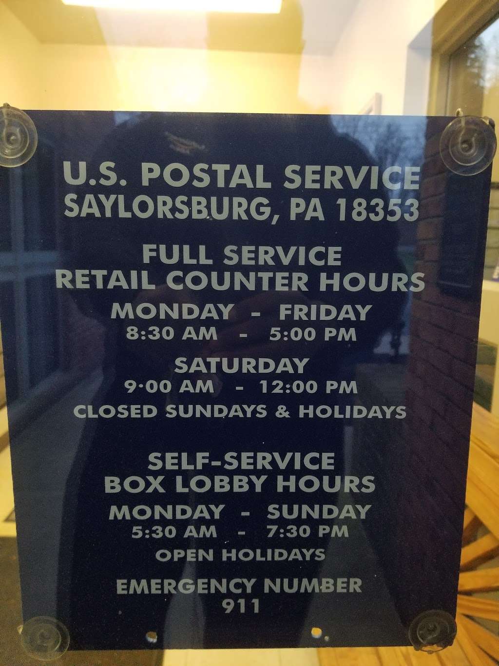 United States Postal Service | 284 Anchorage Rd, Saylorsburg, PA 18353, USA | Phone: (800) 275-8777