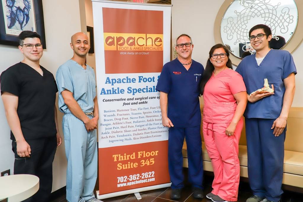 Apache Foot & Ankle Specialists | 8530 W Sunset Rd #345, Las Vegas, NV 89113, USA | Phone: (702) 362-2622