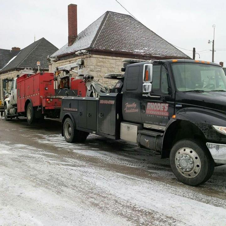 Rhodes Towing - Repair - Sales, Inc. | 2606 Main St, East Troy, WI 53120, USA | Phone: (262) 642-4869