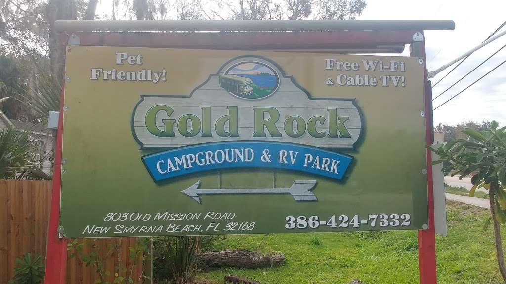 Gold Rock Rv Park 803 Old Mission Rd New Smyrna Beach Fl Usa