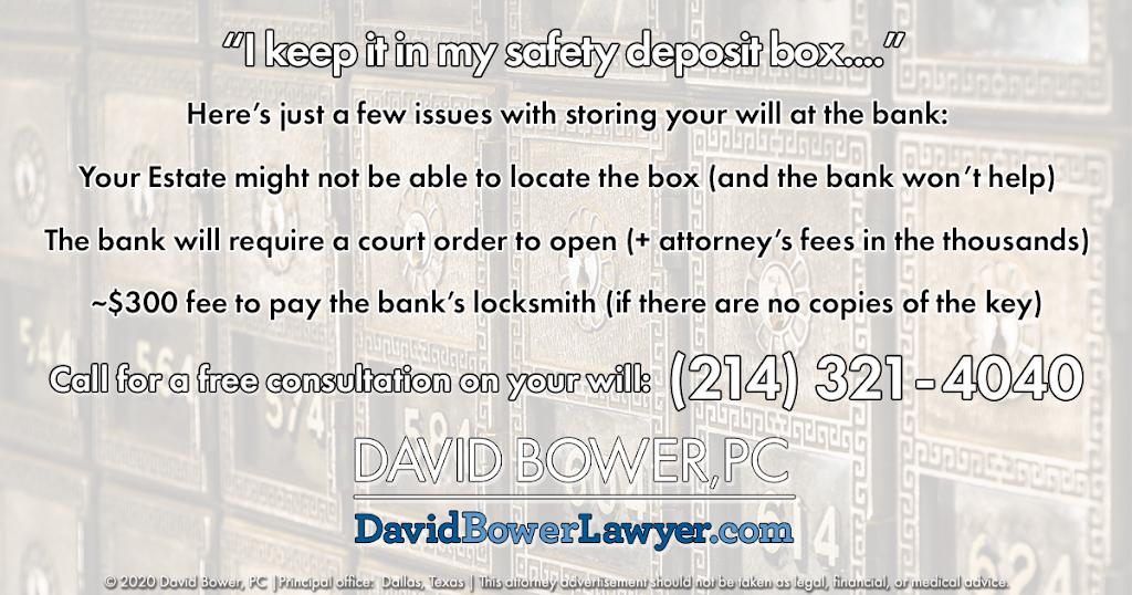 David Bower, PC | 10103 Garland Rd, Dallas, TX 75218, USA | Phone: (214) 321-4040