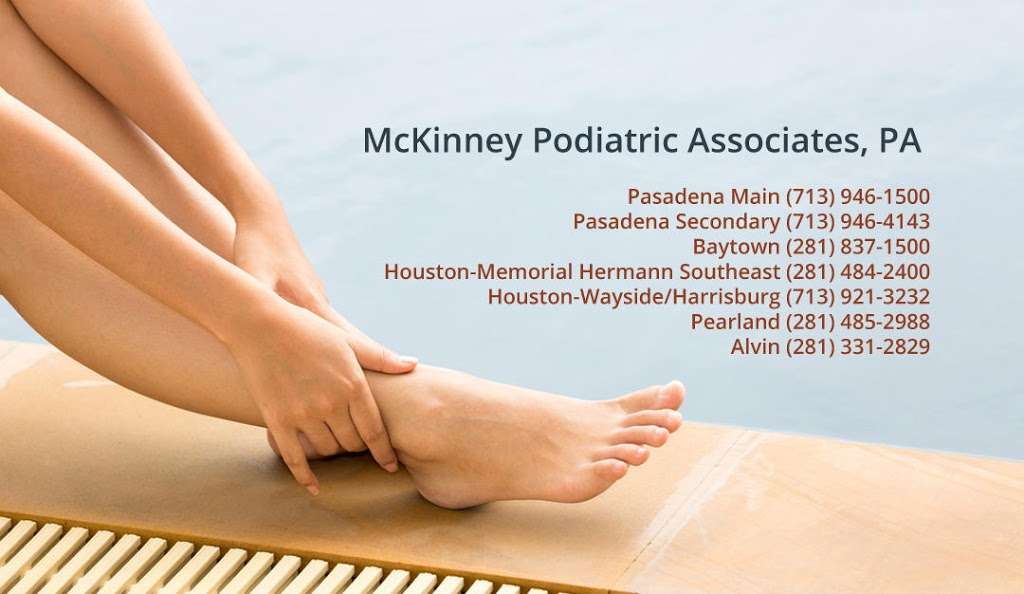 McKinney Podiatric Associates, PA | 3831 E League City Pkwy Suite D, League City, TX 77573, USA | Phone: (832) 536-2125