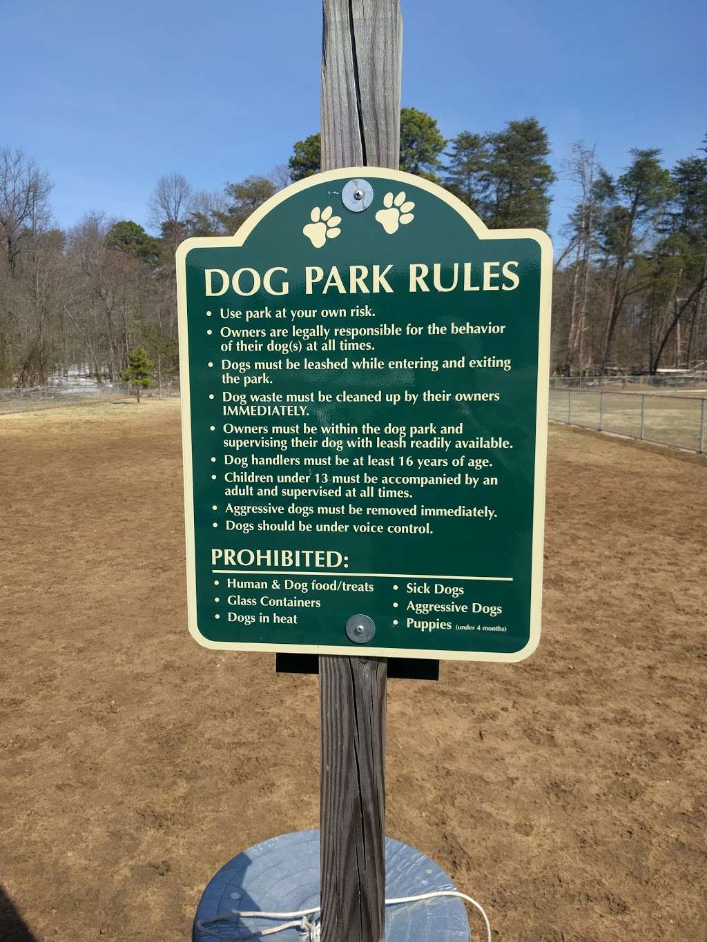 Dog Park | Ernie Pyle St, Fort Meade, MD 20755, USA | Phone: (301) 677-3810