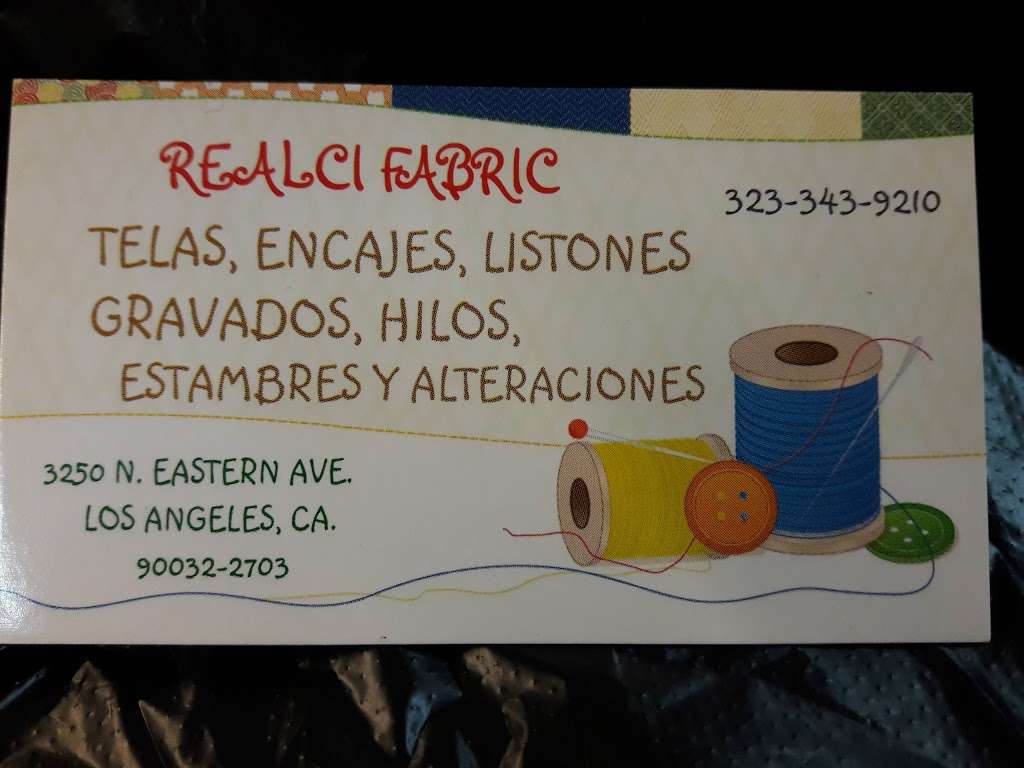 El Serreno Fabrics | 3250 N Eastern Ave, Los Angeles, CA 90032, USA | Phone: (323) 343-9210