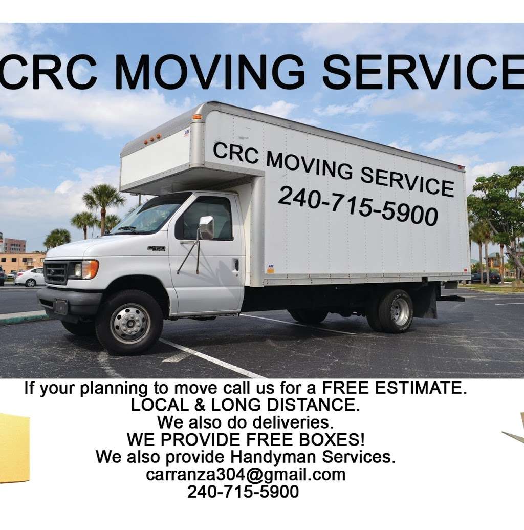 CRC Moving Services | 24514 Welsh Rd, Gaithersburg, MD 20882, USA | Phone: (240) 715-5900
