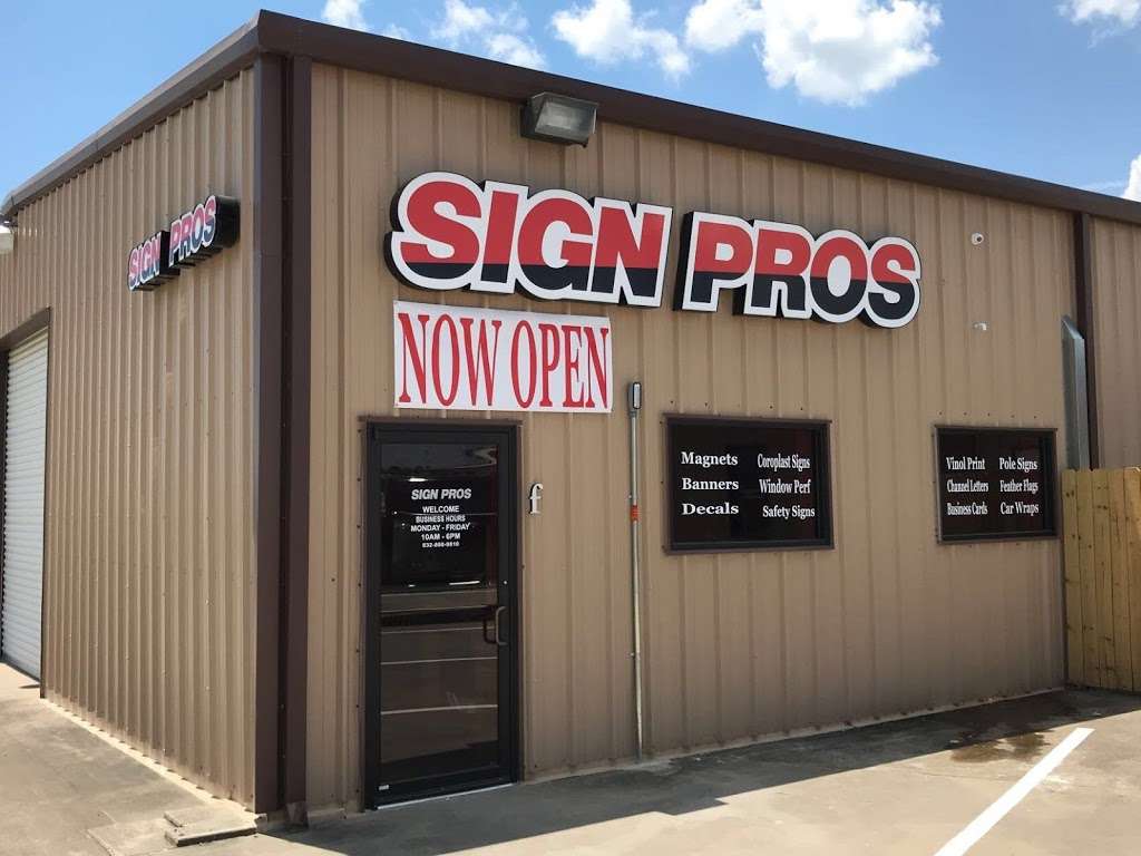 Sign Pros Baytown | 10902 I-10, F, Baytown, TX 77523, USA | Phone: (832) 860-9810