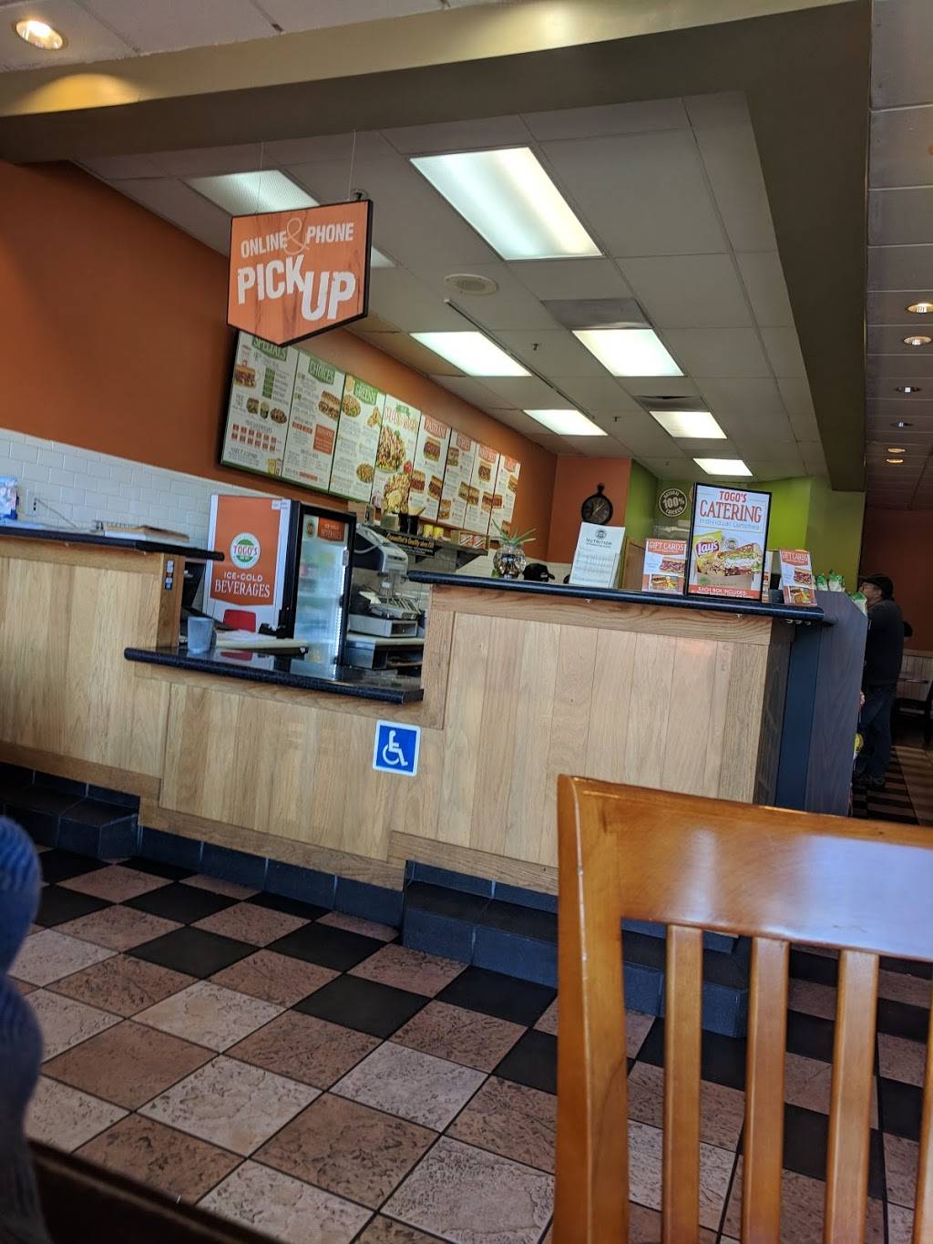 TOGOS Sandwiches | Argonaut Shopping Center, 12888 Saratoga Sunnyvale Rd H, Saratoga, CA 95070, USA | Phone: (408) 867-9028