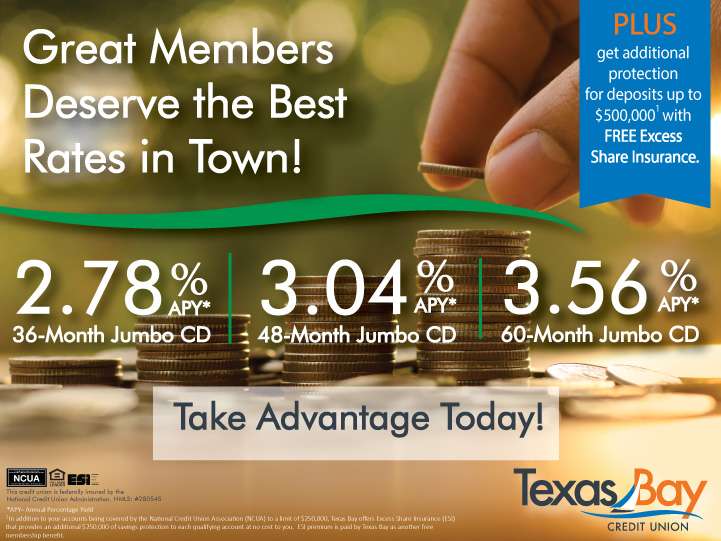 Texas Bay Credit Union Pasadena Branch | 1301 TX-225, Pasadena, TX 77506 | Phone: (713) 852-6700