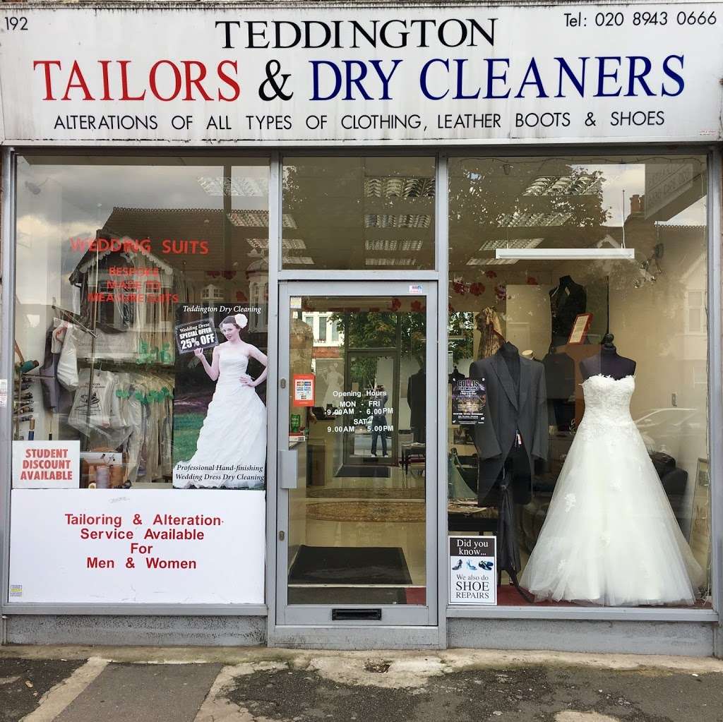 Teddington Tailors & Dry Cleaners | 192 Kingston Rd, Teddington TW11 9JD, UK | Phone: 020 8943 0666