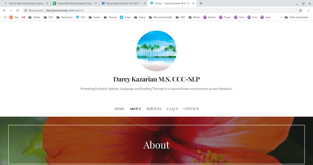 Darcy Kazarian M.S. CCC-SLP | 737 Aipo St, Honolulu, HI 96825, USA | Phone: (808) 729-8328