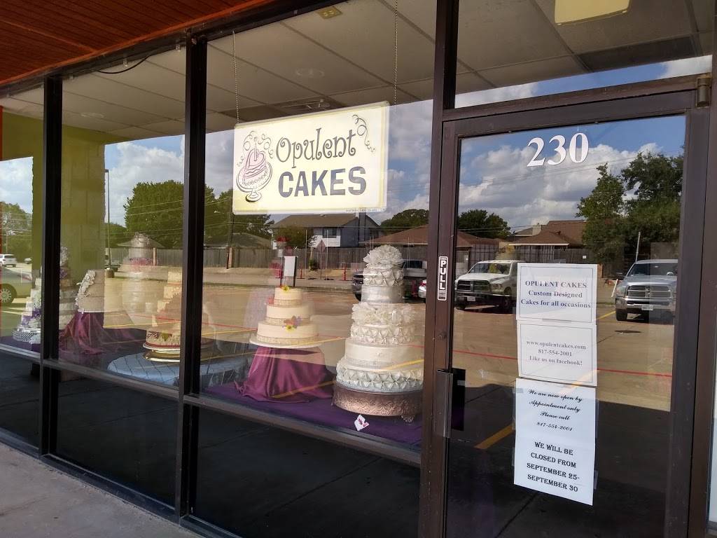 Opulent Cakes | 2501 N Main St #230, Euless, TX 76039, USA | Phone: (817) 554-2001