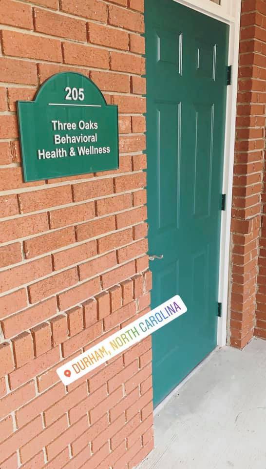 Three Oaks Behavioral Health & Wellness | 3708 Lyckan Pkwy #205, Durham, NC 27707, USA | Phone: (919) 514-3566