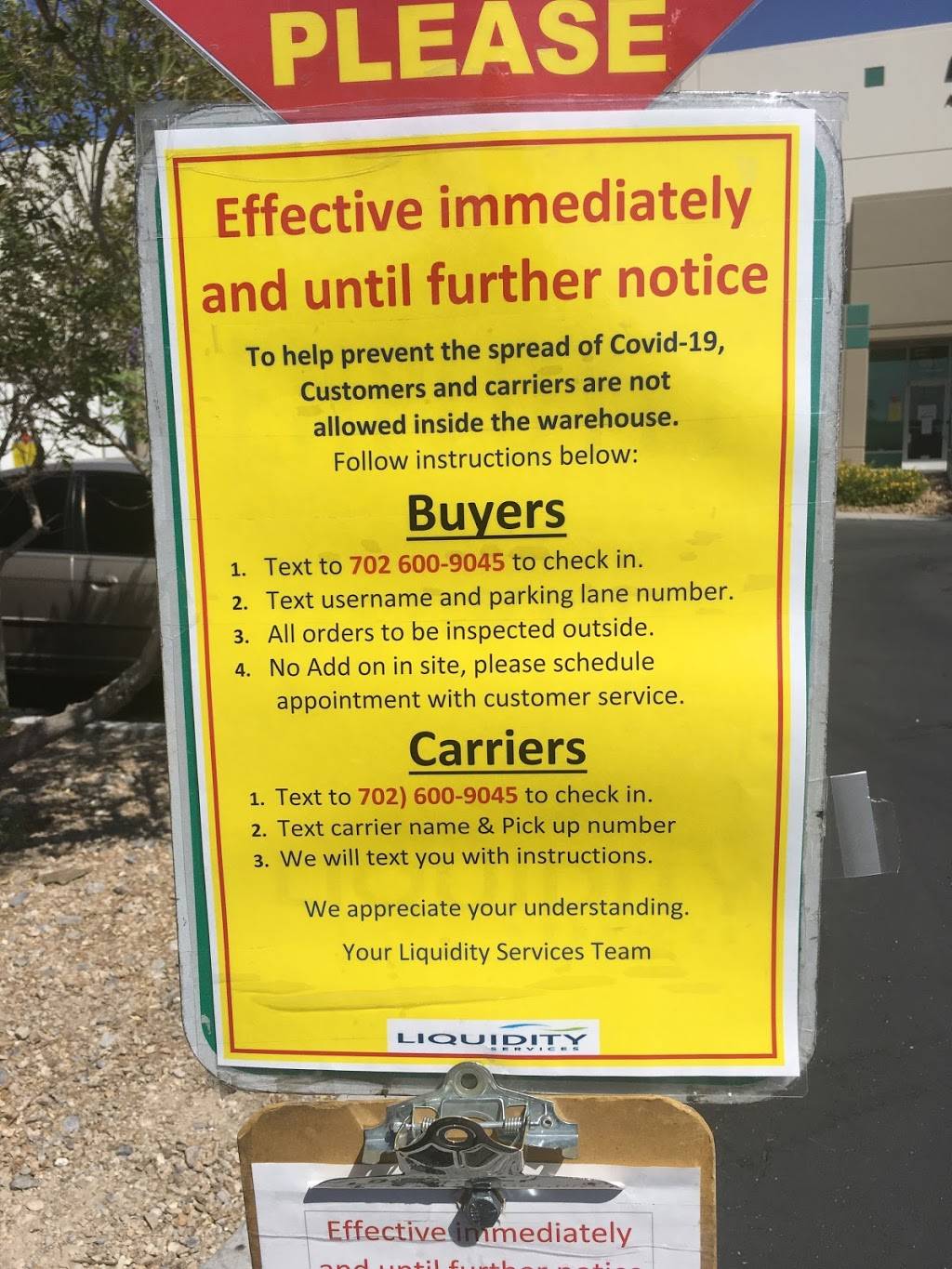 Liquidity Services Warehouse | 3010 E Alexander Rd #1001, North Las Vegas, NV 89030, USA | Phone: (702) 727-2438