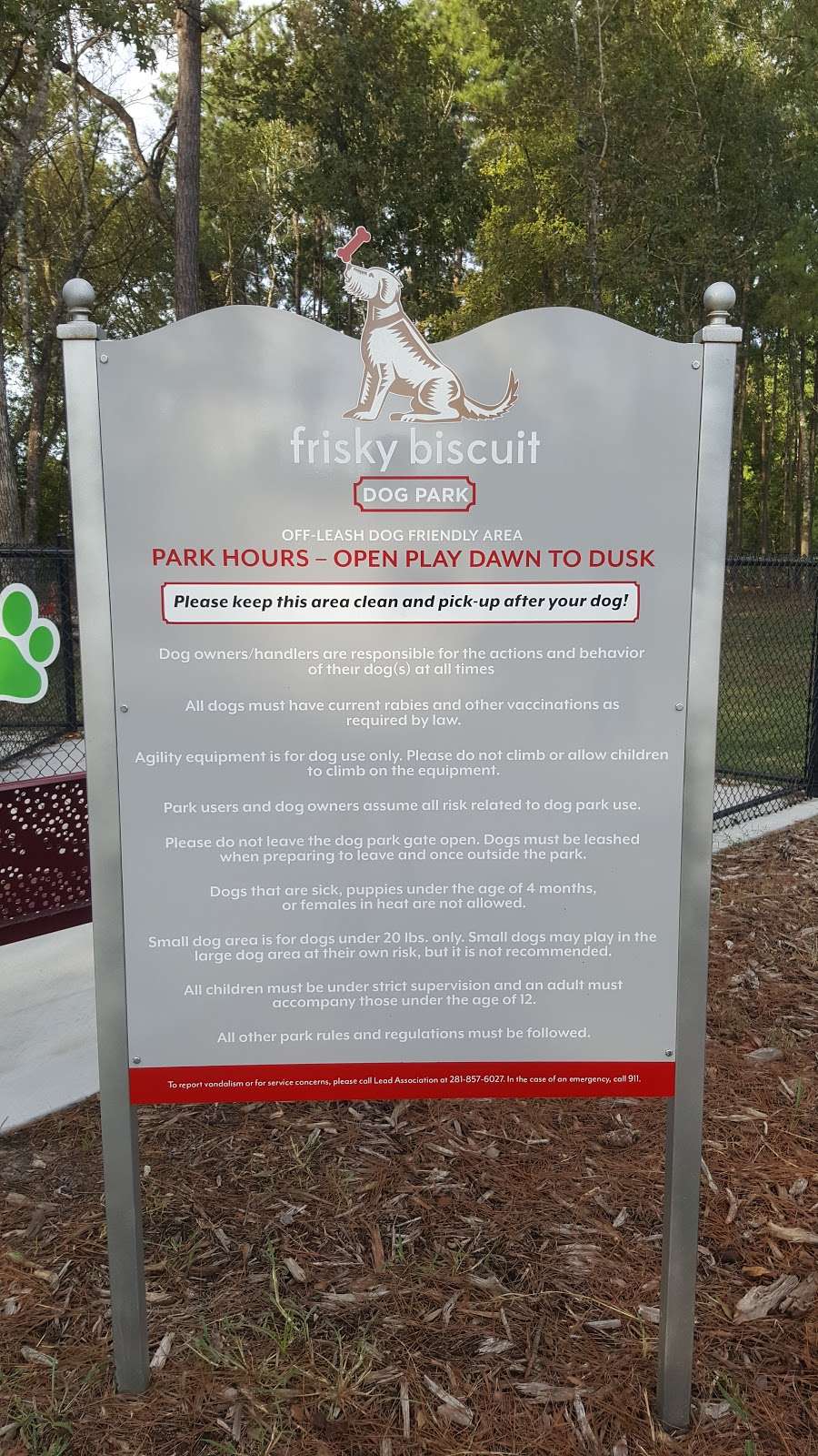 Frisky Biscuit Dog Park | 681 Grand Village Blvd, Conroe, TX 77304, USA