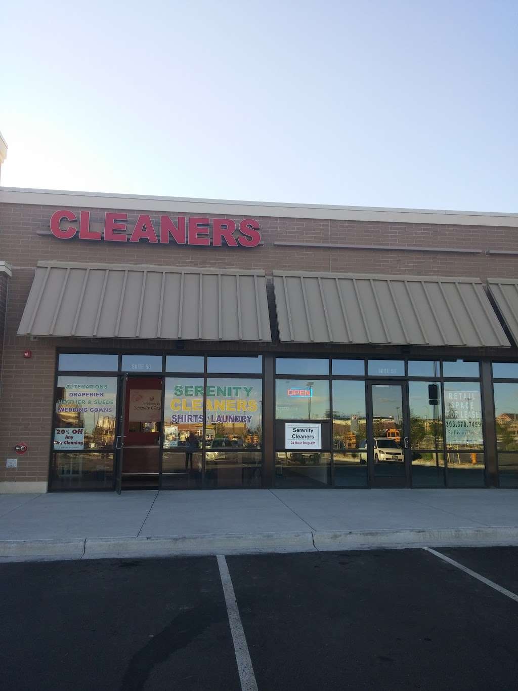 Serenity Cleaners | 25791 E Smoky Hill Rd #60, Aurora, CO 80016, USA | Phone: (303) 766-1424