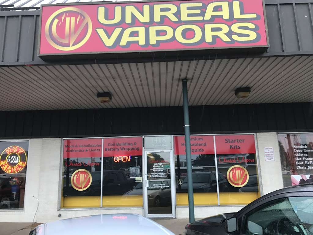 Unreal Vapors New Castle | 1418 N Dupont Hwy, New Castle, DE 19720 | Phone: (844) 486-7325