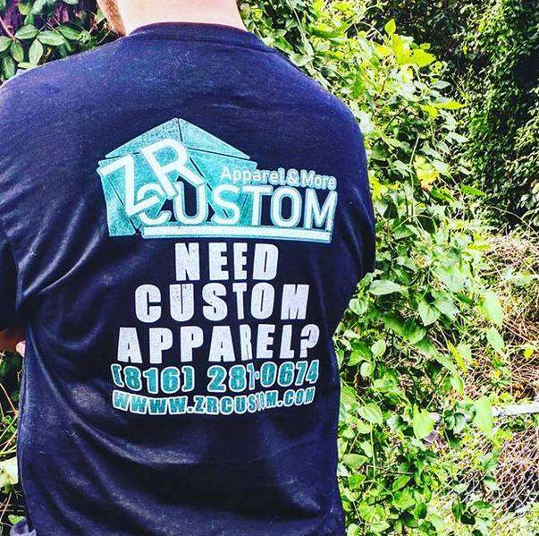 ZR Custom Apparel & More | 808 Anderson St, Warrensburg, MO 64093, USA | Phone: (816) 287-0674