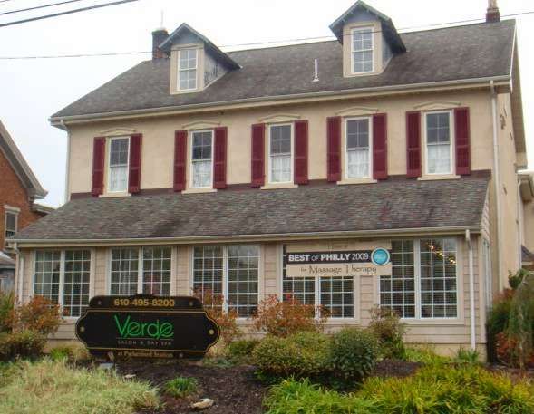Verde Salon & Day Spa | 1690 Old Schuylkill Road, (at Route 724), Parker Ford, PA 19457 | Phone: (610) 495-8200