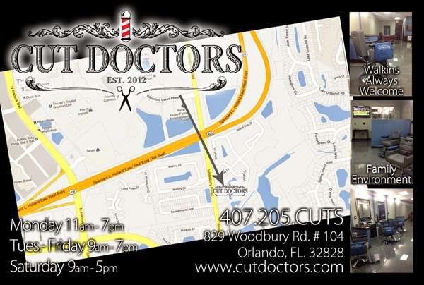 Cut Doctors | Barbershop | East Orlando | 829 Woodbury Road, Orlando, FL 32828, USA | Phone: (407) 203-2836