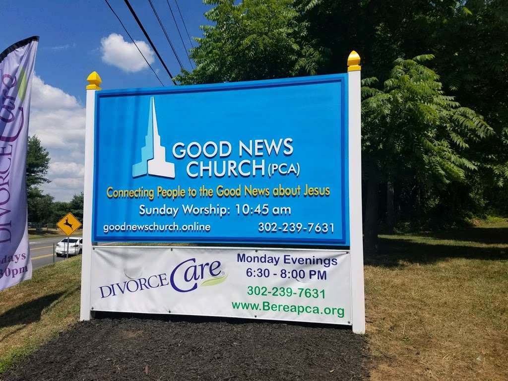 Good News Church (PCA) | across from Sanford School, 957 Old Lancaster Pike, Hockessin, DE 19707, USA | Phone: (302) 239-7631