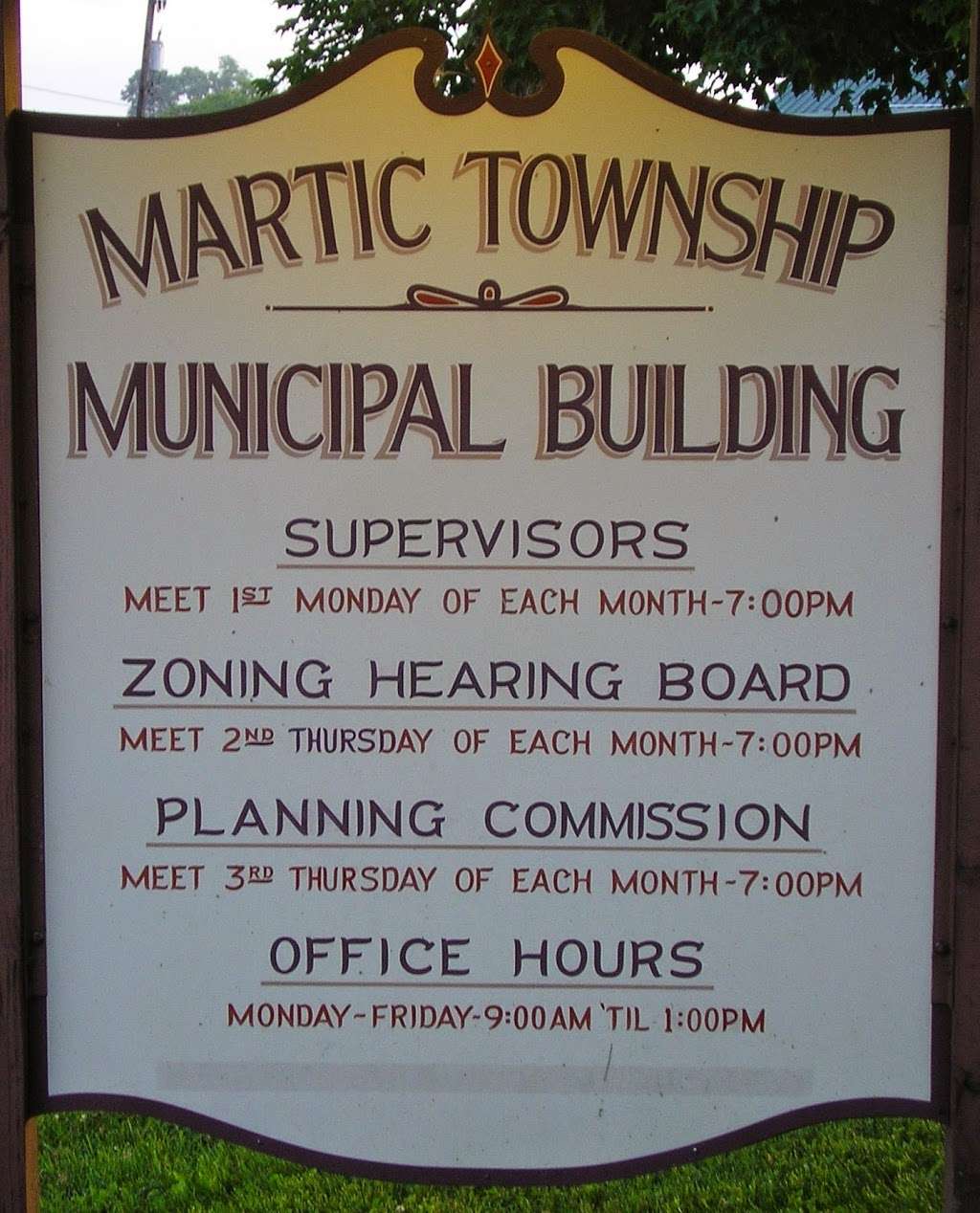 Martic Township Supervisors | 370 Steinman Farm Rd, Pequea, PA 17565, USA | Phone: (717) 284-2167