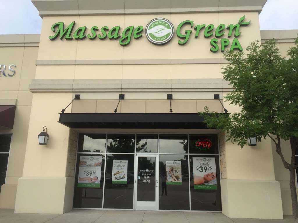 Massage Green SPA | 1221 Flower Mound Rd Ste 340, Flower Mound, TX 75028, USA | Phone: (972) 200-1730