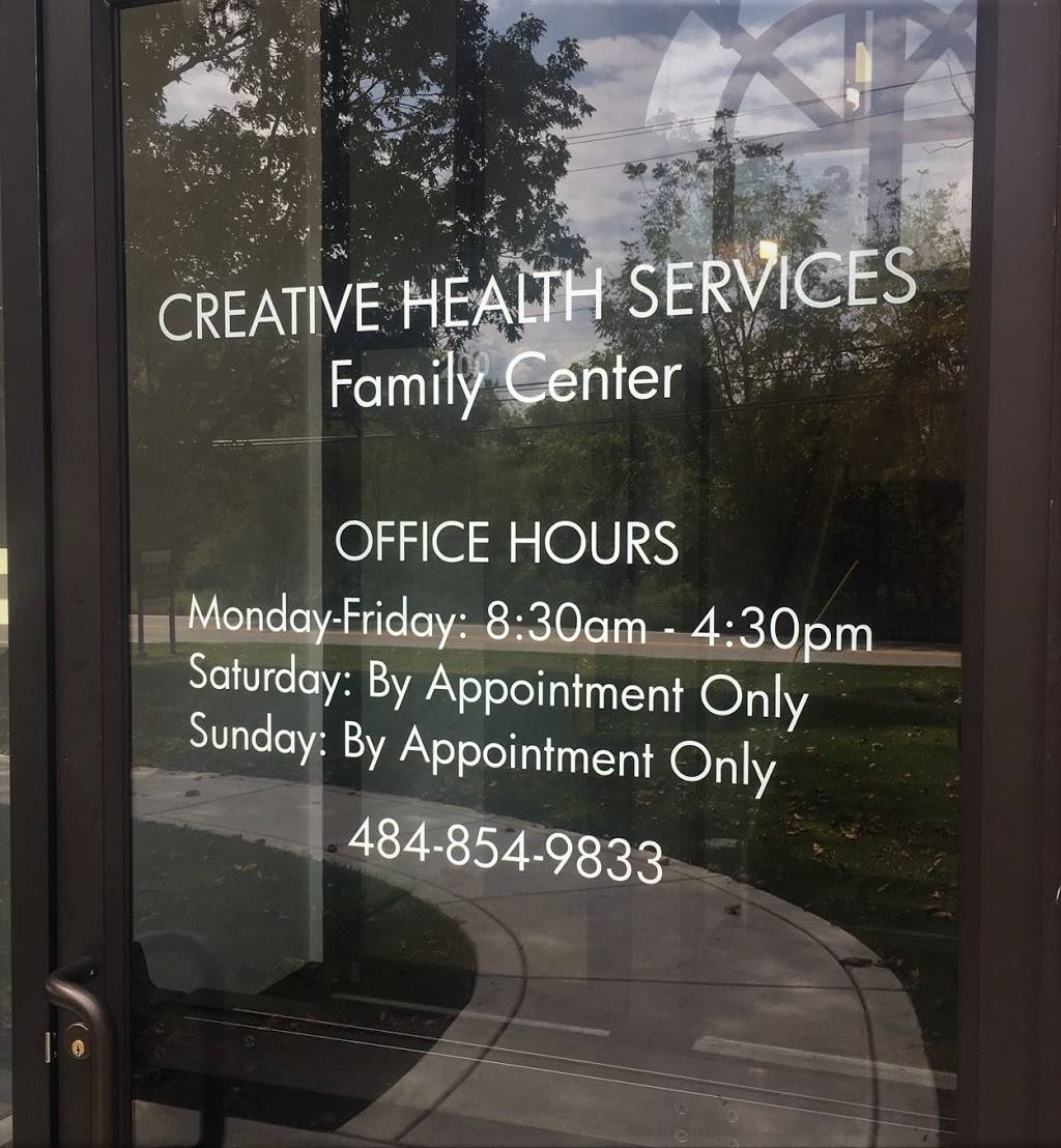 Creative Health Services - Family Center | 35 Evansburg Rd #100, Collegeville, PA 19426, USA | Phone: (484) 854-9833