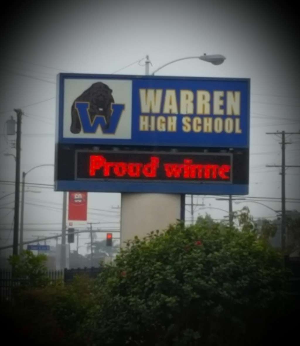 Warren High School 8141 De Palma St Downey Ca 90241 School Walls