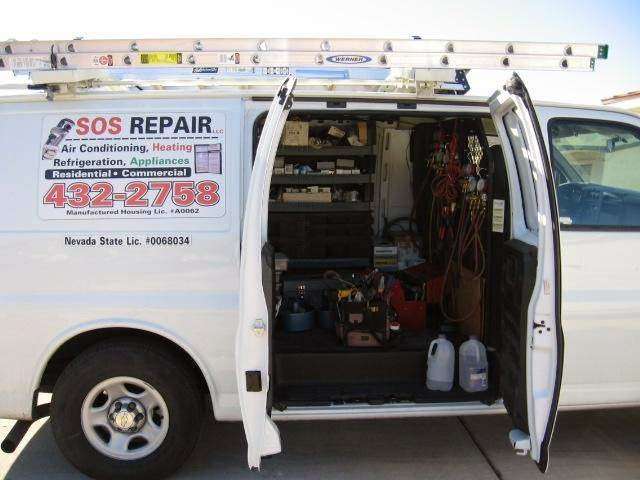 SOS Repair LLC. Air Conditioning Repair and HVAC | 5616 Caladonia Ave, Las Vegas, NV 89110 | Phone: (702) 432-2758