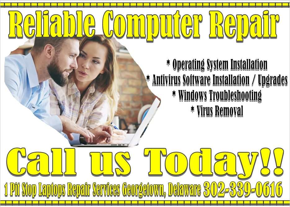 1 Pit Stop Laptops | 111 Albury Ave, Georgetown, DE 19947, USA | Phone: (302) 339-0616