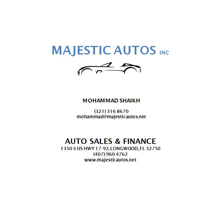 Majestic Autos Inc | 1350 S US Hwy 17 92, Longwood, FL 32750 | Phone: (407) 666-1111