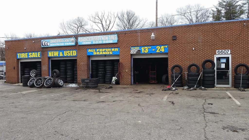 Advanced Used Tires | 6607 Suitland Rd, Morningside, MD 20746, USA | Phone: (301) 420-1585