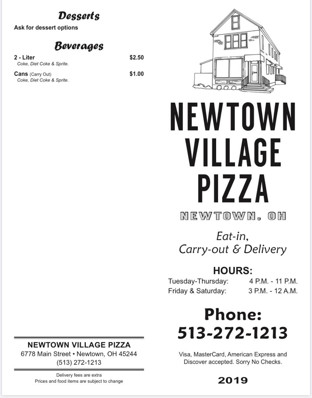 Village Pizza | 6778 Main St, Cincinnati, OH 45244, USA | Phone: (513) 272-1213