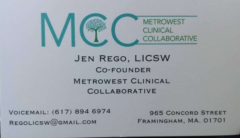 MetroWest Clinical Collaborative | 965 Concord St, Framingham, MA 01701, USA | Phone: (617) 894-6974