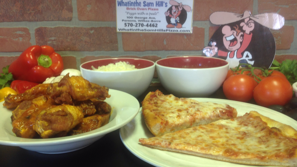 Whatinthe Sam Hills Brick Oven Pizza | 100 George Ave, Wilkes-Barre, PA 18705, USA | Phone: (570) 270-4462