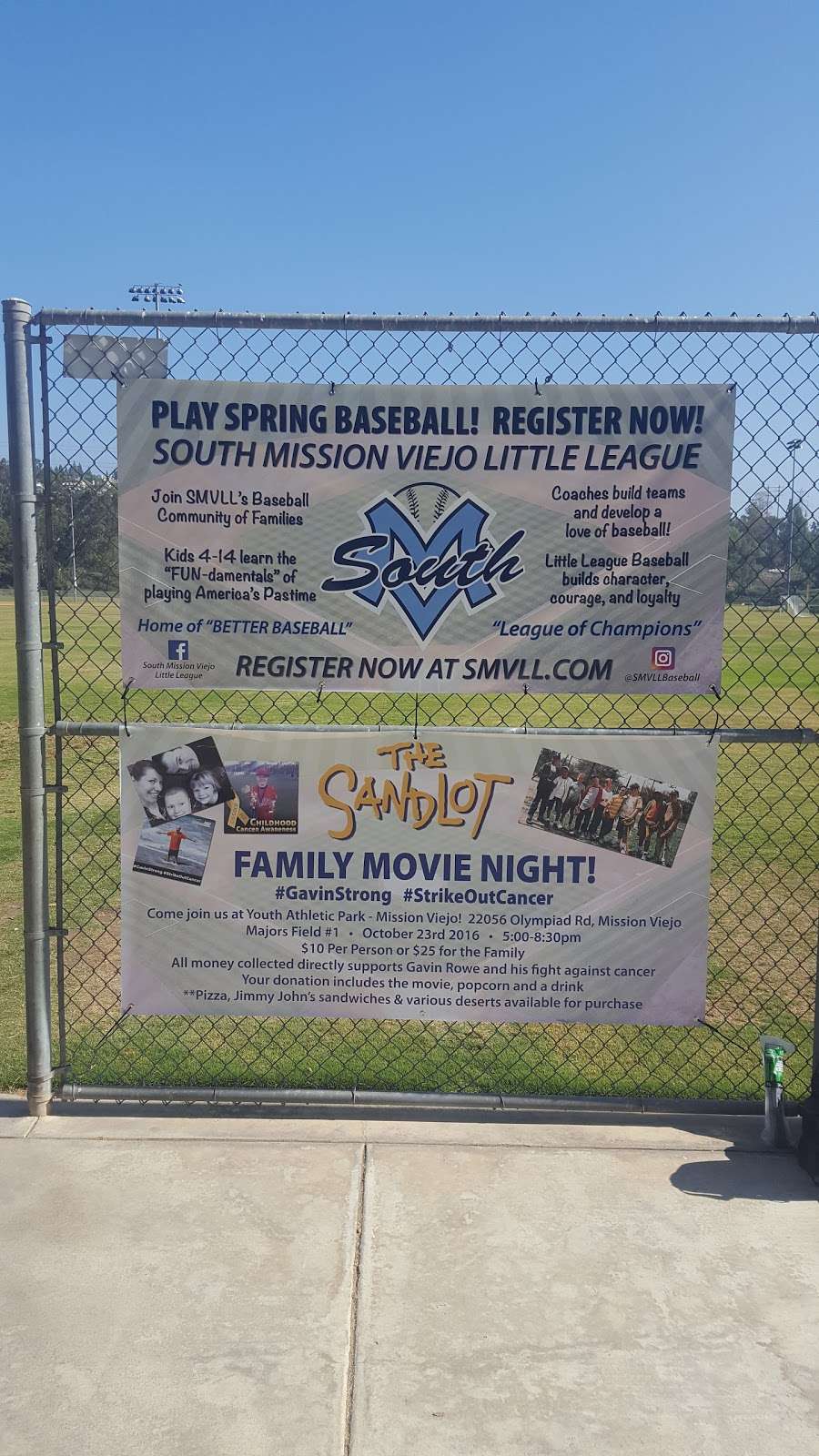 Marty Russo Youth Athletic Park | 22056 Olympiad Rd, Mission Viejo, CA 92692, USA | Phone: (949) 470-3061