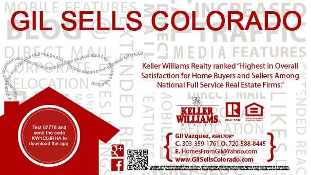 Gil Sells Colorado - Keller Williams Realty Downtown | 901 Auraria Pkwy #301, Denver, CO 80204 | Phone: (303) 359-1761
