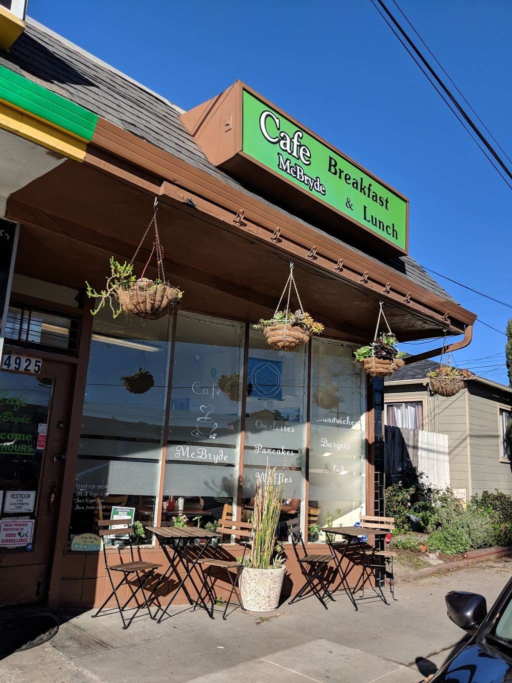 Cafe McBryde | 4925 McBryde Ave, Richmond, CA 94805 | Phone: (510) 231-9192