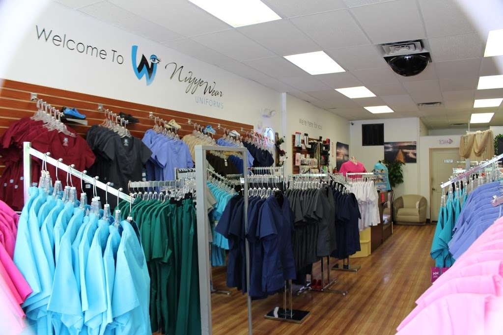 Nvyye Wear Uniforms in Laurel Wood Court, In front of UHaul, 597