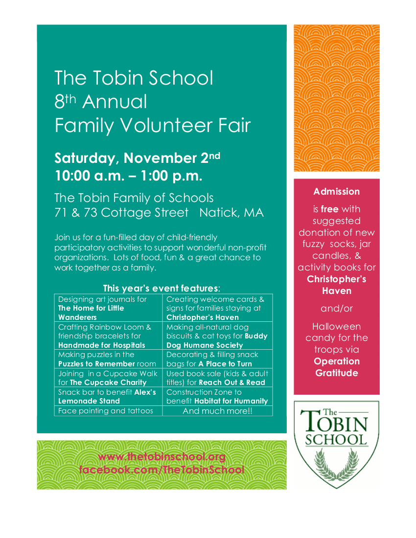 The Tobin School | 73 Cottage St, Natick, MA 01760, USA | Phone: (508) 655-5006