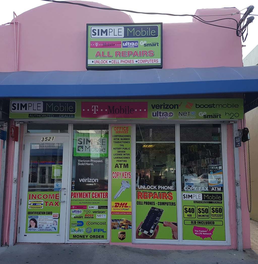 Simple Mobile | 3521 NW 17th Ave, Miami, FL 33142, USA | Phone: (305) 635-9694