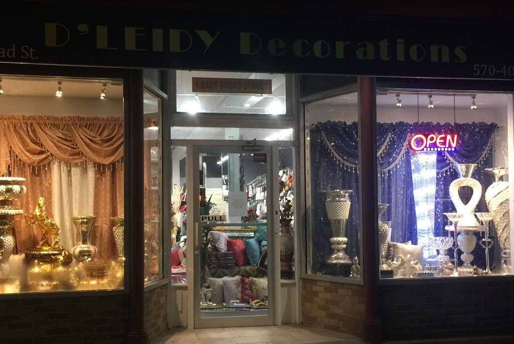 D Leidy Decorations Corporation | 1 E Broad St, West Hazleton, PA 18202, USA | Phone: (570) 401-7898