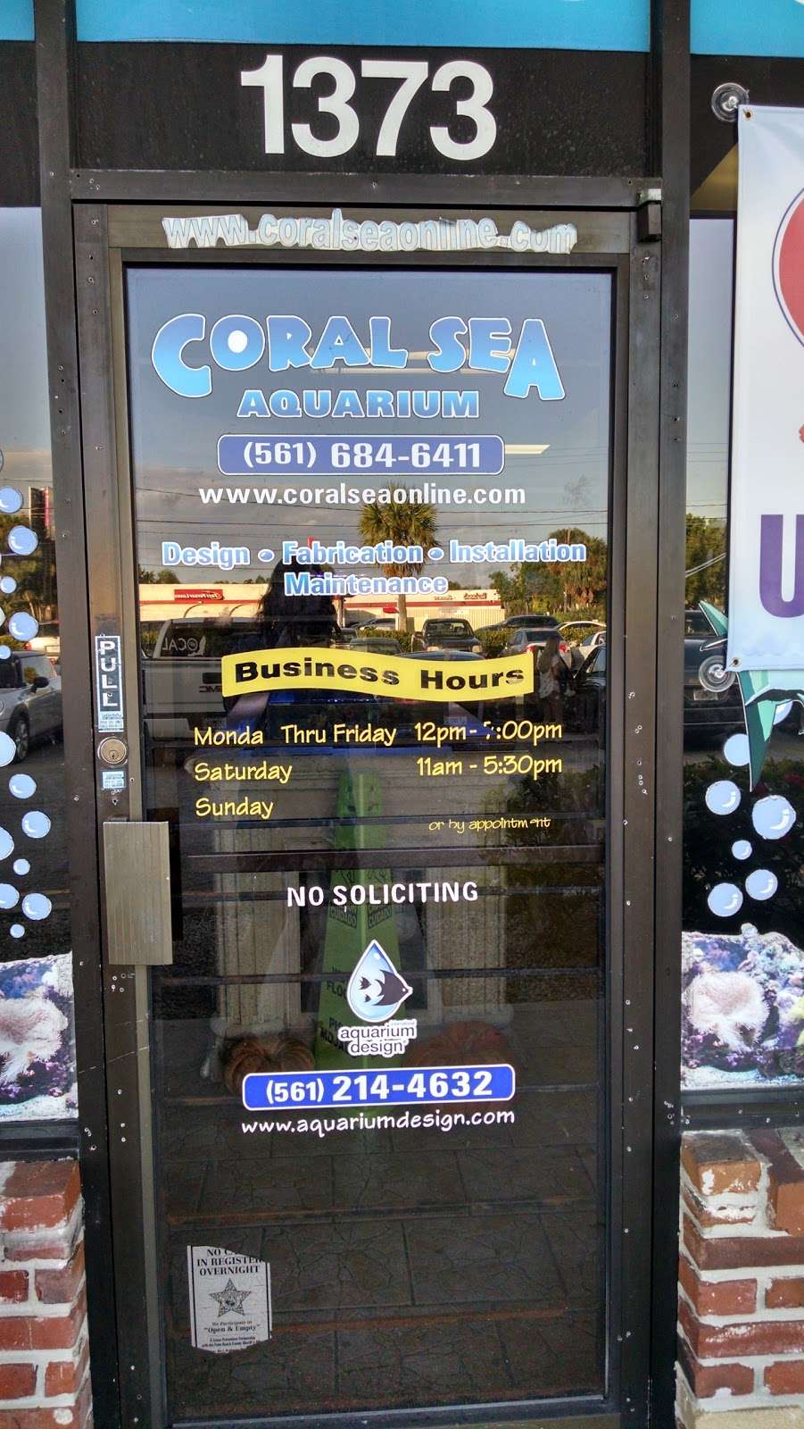 Coral Sea Aquariums | 1373 N Military Trl, West Palm Beach, FL 33409, USA | Phone: (561) 684-6411