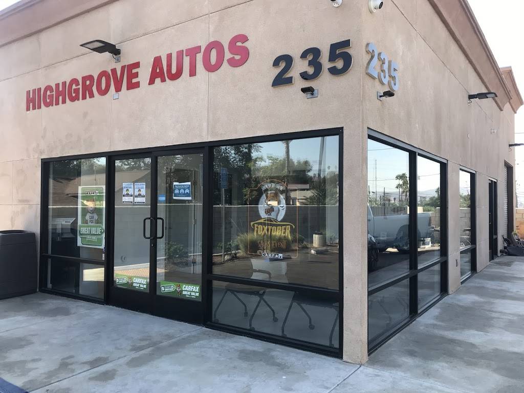 Highgrove Autos | 235 Iowa Ave, Riverside, CA 92507 | Phone: (951) 777-0004