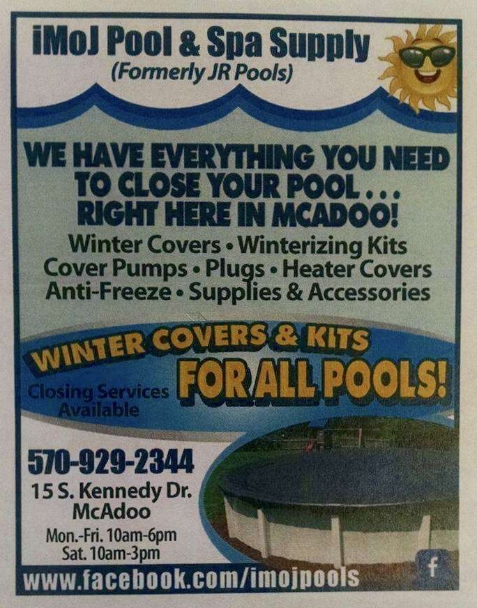 iMoJ Pool & Spa Supply | 1805 United States, 15 S Kennedy Dr, McAdoo, PA 18237, USA | Phone: (570) 929-2344