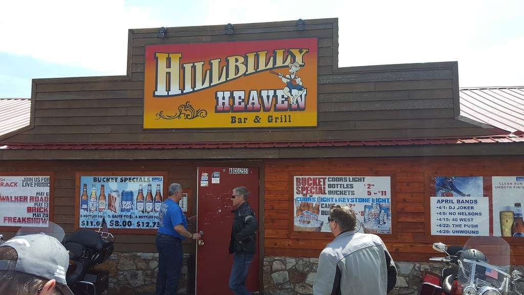 Hillbilly Heaven Bar & Grill | 3280 Martinsburg Rd, Berkeley Springs, WV 25411, USA | Phone: (304) 258-0004